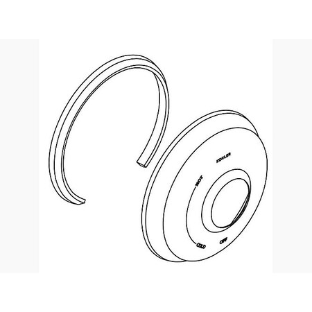 Kohler Escutcheon Assembly 1015367-CP